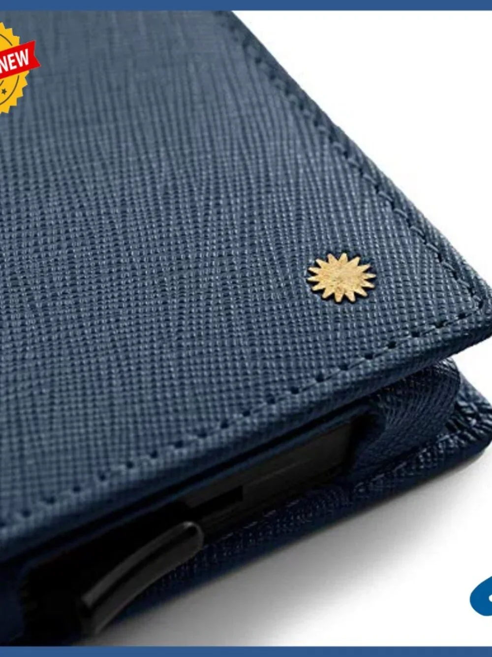 Genuine Leather Bifold Wallet with RFID Blocking, 18 Card Slots